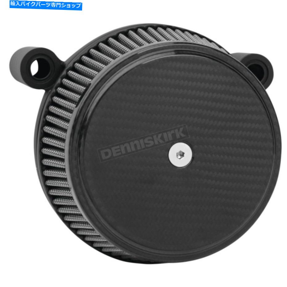 Air Filter アーレンネスブラックカーボンファイバービッグサッカーステージ1エアクリーナー-50-741 Arlen Ness Black Carbon Fiber Big Sucker Stage 1 Air Cleaner - 50-741【並行輸入品】