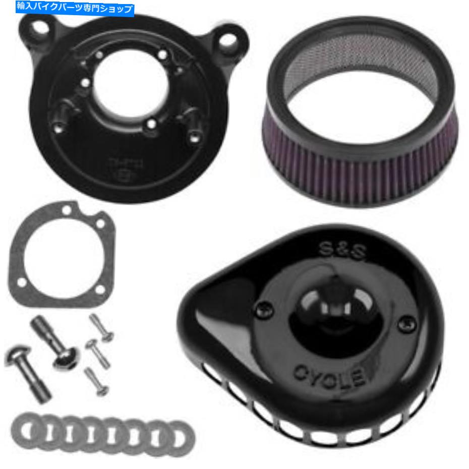 Air Filter S＆Sステルスミニティアドロップエアクリーナーキットグロスブラック＃170-0442ハーレーデビッドソン S&S Stealth Mini Teardrop Air Cleaner Kit Gloss Black #170-0442 Harley Davidson【並行輸入品】 72,842円