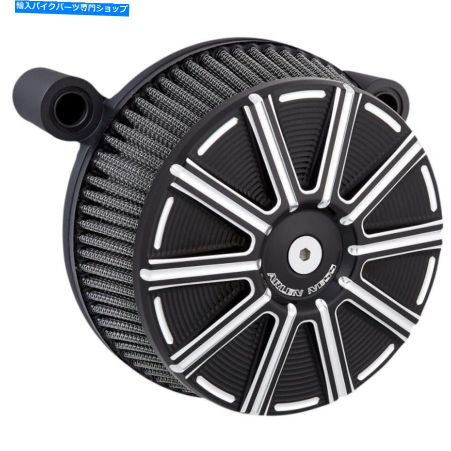 Air Filter アーレンネスビッグサッカーステージビレットカバーと合成付きエアフィルターキット Arlen Ness Big Sucker Stage I Air Filter Kit with Billet Cover & Synthetic【並行輸入品】