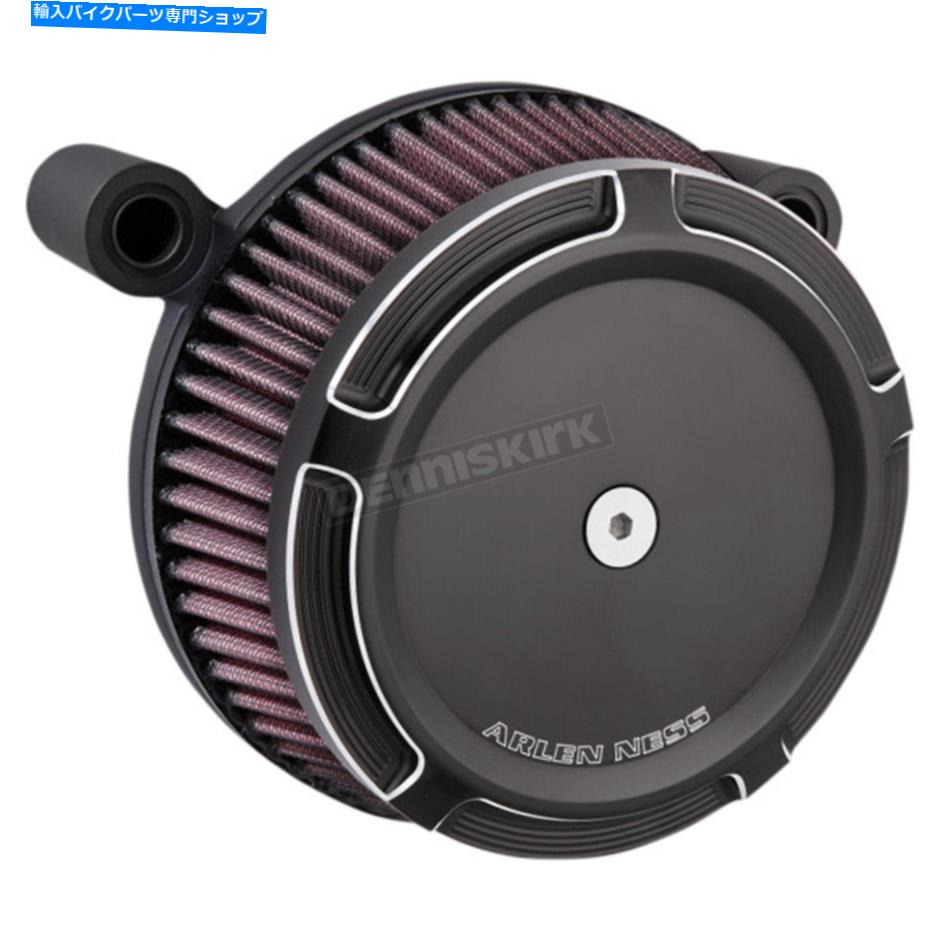 Air Filter アーレンネスブラックビッグサッカーステージ1エアフィルターキット-50-844（CAに船はありません） Arlen Ness Black Big Sucker Stage 1 Air Filter Kit-50-844(no ship to CA)【並行輸入品】