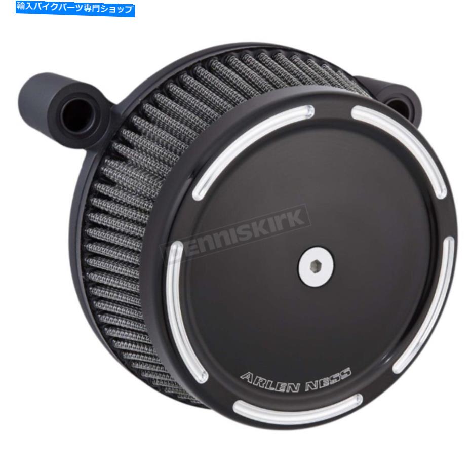 Air Filter アーレンネスブラックビッグサッカーステージ1エアフィルターキット-50-835（CAに船はありません） Arlen Ness Black Big Sucker Stage 1 Air Filter Kit-50-835(no ship to CA)【並行輸入品】