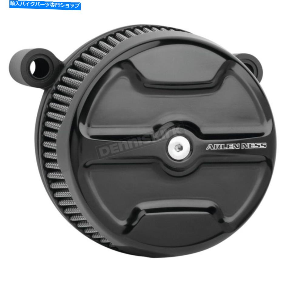 Air Filter アーレンネスブラックナックルビッグサッカーステージ1エアクリーナー-50-754 Arlen Ness Black Knuckle Big Sucker Stage 1 Air Cleaner - 50-754【並行輸入品】