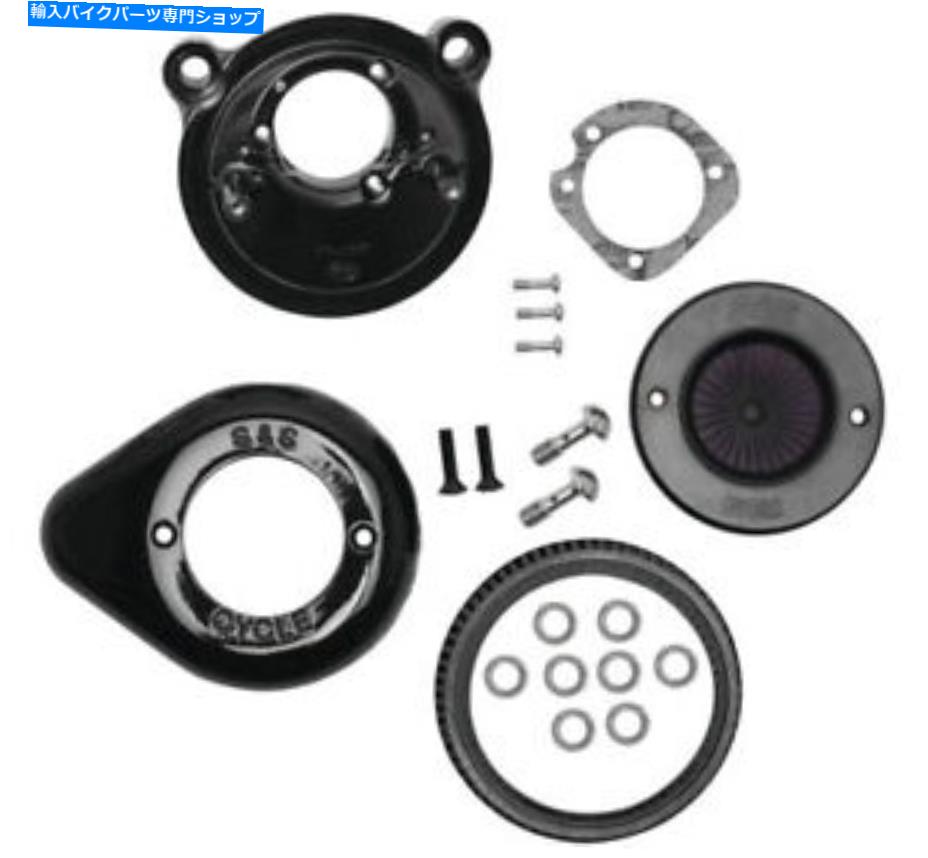 Air Filter S&Sエアスティンガーエアクリーナーステルス、エアスティンガー、ティアドロップ、ブラック170-0726 S&S Air Stinger Air Cleaner Stealth, Air Stinger, Teardrop, Black 170-0726【並行輸入品】|Us Custom Parts Shop USDM