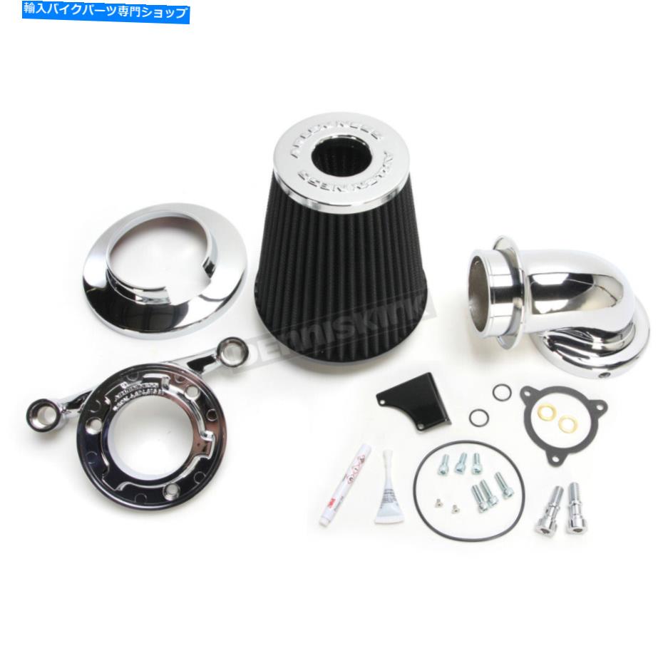 Air Filter アーレンネスモンスターサッカークロムエアクリーナーキット-81-006（CAに船はありません） Arlen Ness Monster Sucker Chrome Air Cleaner Kit - 81-006 (no ship to CA)【並行輸入品】