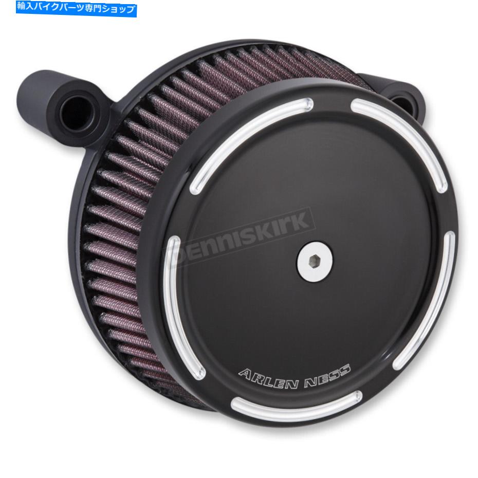 Air Filter アーレンネスステージ1ビレットサッカースロットスロットエアクリーナー-18-308（CAへの船なし） Arlen Ness Stage 1 Billet Sucker Slotted Air Cleaner - 18-308 (no ship to CA)【並行輸入品】