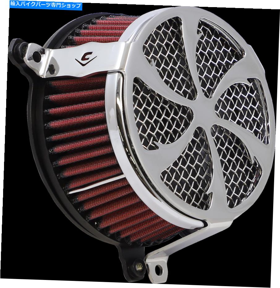 Air Filter Cobraは、エアクリーナーキットChrome 606-0100-01-SBを掃引しました Cobra Swept Air Cleaner Kit Chrome 606-0100-01-SB【並行輸入品】