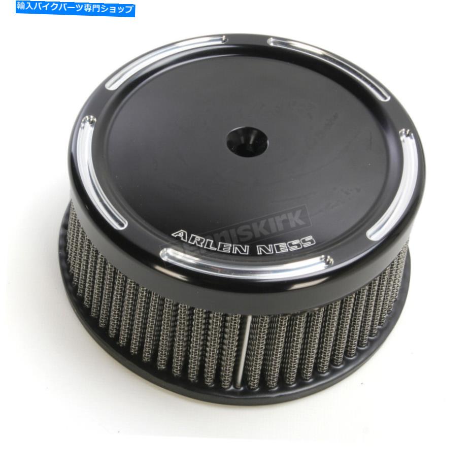Air Filter アーレンネスブラックビッグサッカーステージ1エアフィルターキット-50-836（CAに船はありません） Arlen Ness Black Big Sucker Stage 1 Air Filter Kit-50-836(no ship to CA)【並行輸入品】