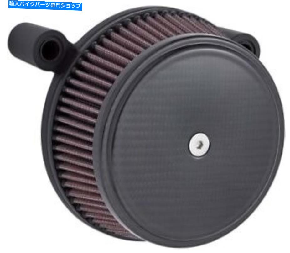Air Filter アーレンネスビッグサッカーカーボンエアフィルターキットブラック＃18-740ハーレーデビッドソン Arlen Ness Big Sucker Carbon Air Filter Kit Black #18-740 Harley Davidson【並行輸入品】
