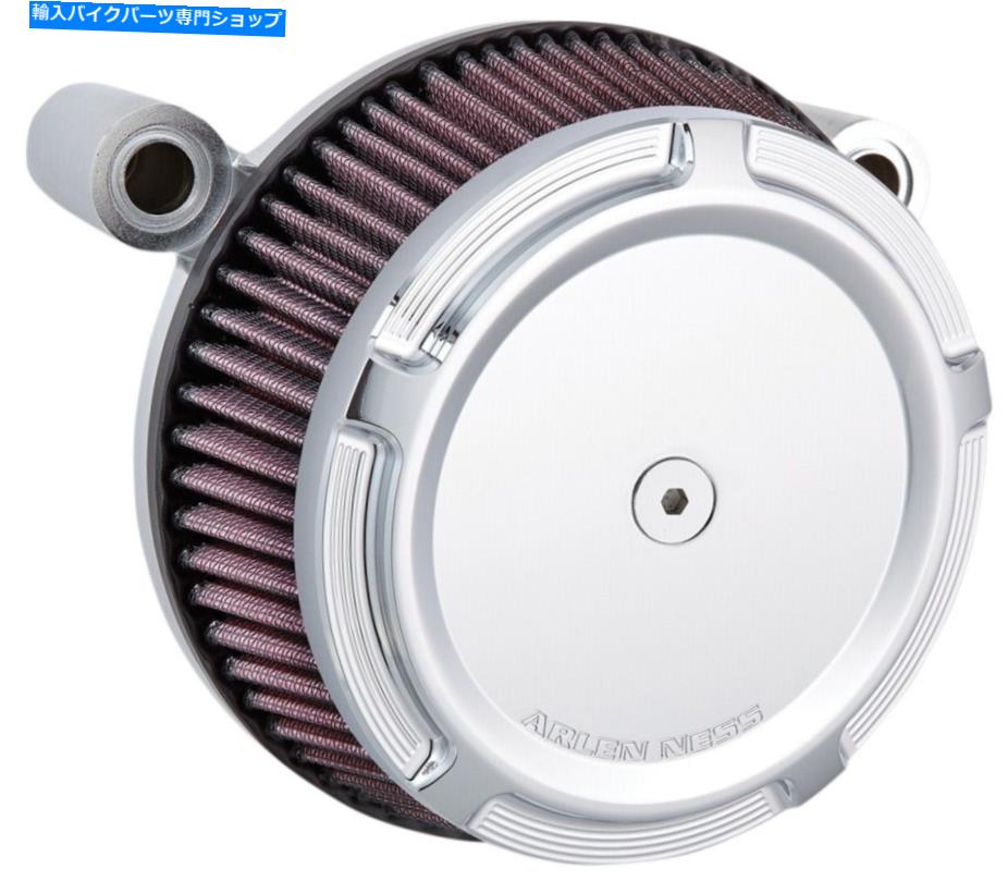 Air Filter アーレンネス50-846ビッグサッカーステージ1エアフィルターキット付きカバークロム Arlen Ness 50-846 Big Sucker Stage 1 Air Filter Kit With Beveled Cover Chrome【並行輸入品】