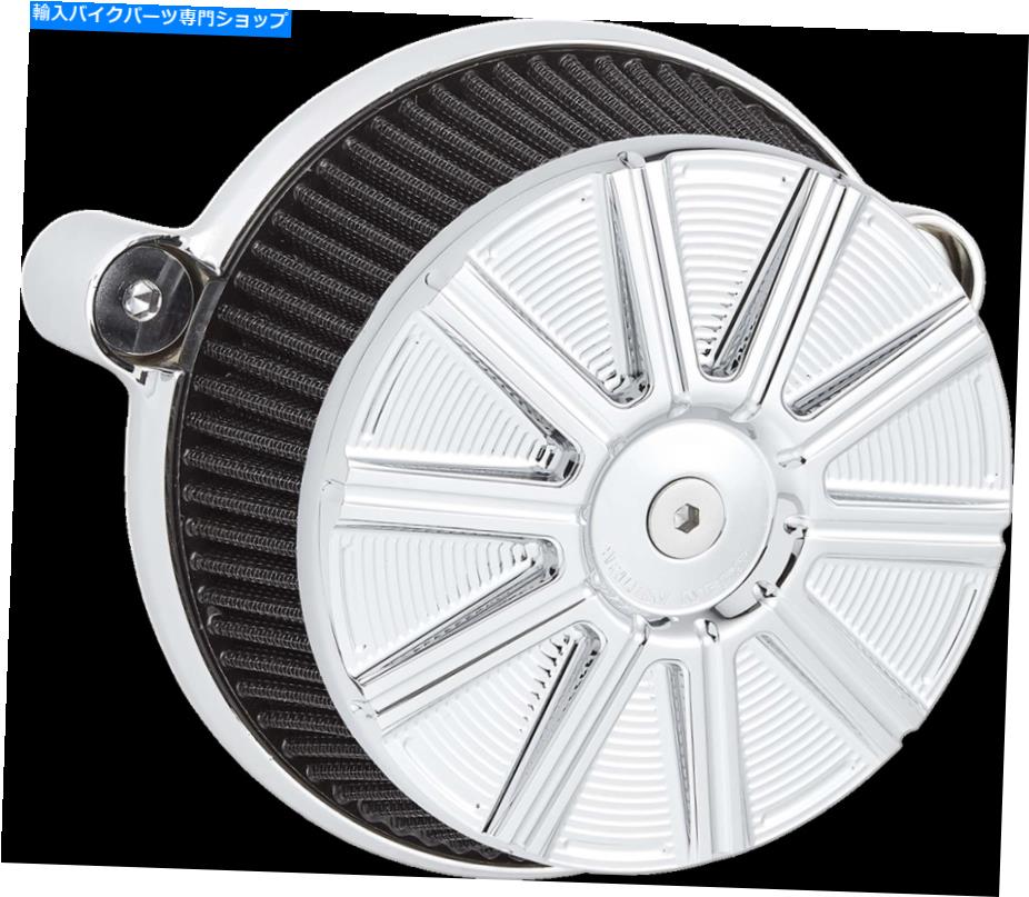 Air Filter アーレンネス10ゲージクロムビッグサッカーエアクリーナーフィルター17-19ハーレーツーリング Arlen Ness 10 Gauge Chrome Big Sucker Air Cleaner Filter 17-19 Harley Touring【並行輸入品】