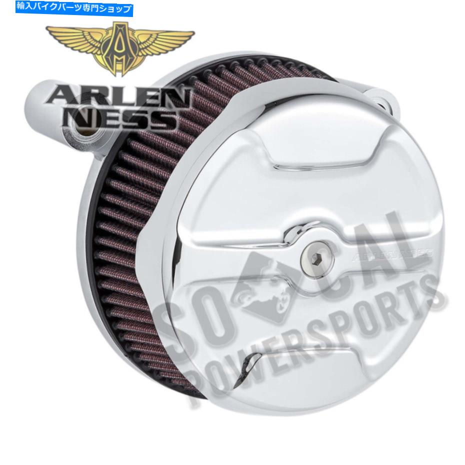 Air Filter アーレンネスビッグサッカーステージIエアフィルターキット - クロームナックルレッドフィルター-18-755 Arlen Ness Big Sucker Stage I Air Filter Kit-Chrome Knuckle-Red Filter-18-755【並行輸入品】