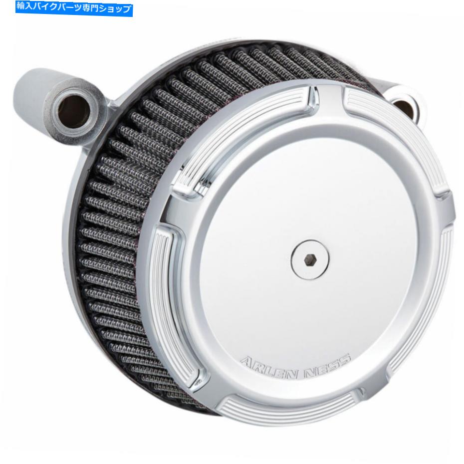 Air Filter アーレンネスクロムベベルビッグサッカーエアクリーナーシンフィルター1991-19ハーレーXL Arlen Ness Chrome Bevel Big Sucker Air Cleaner Syn Filter 1991-19 Harley XL【並行輸入品】