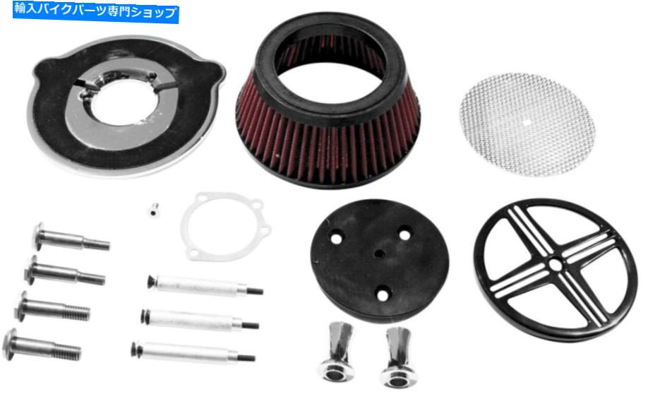 Air Filter 男爵XXXビッグエアキットクリーナー/フィルターキットBLK 2002-2008ホンダVTX1800 BA-2360-00B BARON XXX Big Air Kit Cleaner/Filter Kit BLK 2002-2008 Honda VTX1800 BA-2360-00B【並行輸入品】