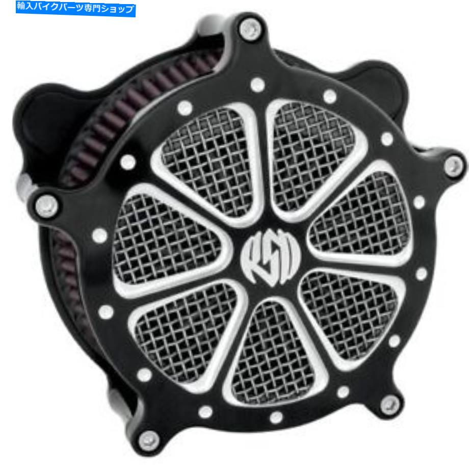 Air Filter RSDベンチュリスピード7エアクリーナー、コントラストカット、08-16ハーレーデビッドソンツアー025 RSD Venturi Speed 7 Air Cleaner, Contrast Cut, 08-16 Harley Davidson Touring 025【並行輸入品】|Us Custom Parts Shop USDM