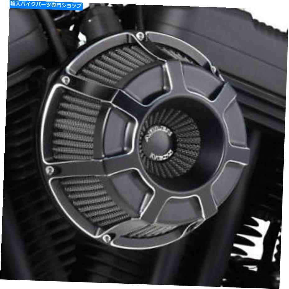 Air Filter アーレンネスベベル逆エアクリーナーキットブラックハーレーデビッドソンスポーツスター Arlen Ness Beveled Inverted Air Cleaner Kit Black Harley Davidson Sportster【並行輸入品】