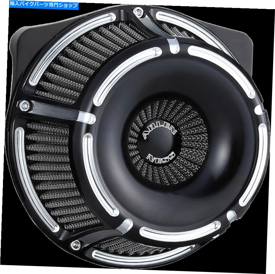 Air Filter アーレンネスブラック逆エアクリーナーフィルター99-17ハーレーダイナツーリングソフトイル Arlen Ness Black Inverted Air Cleaner Filter 99-17 Harley Dyna Touring Softail【並行輸入品】