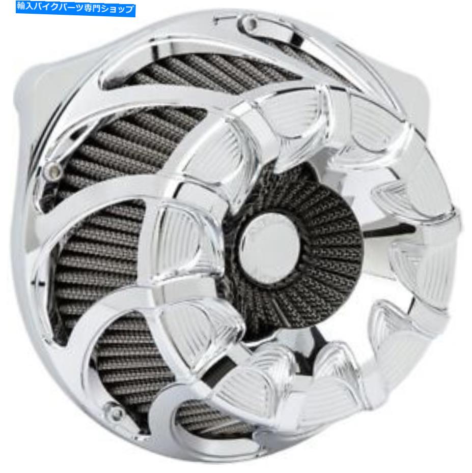 Air Filter アーレンネス逆シリーズドリフトエアクリーナーキットクロム＃18-986ハーレーデビッドソン Arlen Ness Inverted Series Drift Air Cleaner Kit Chrome #18-986 Harley Davidson【並行輸入品】