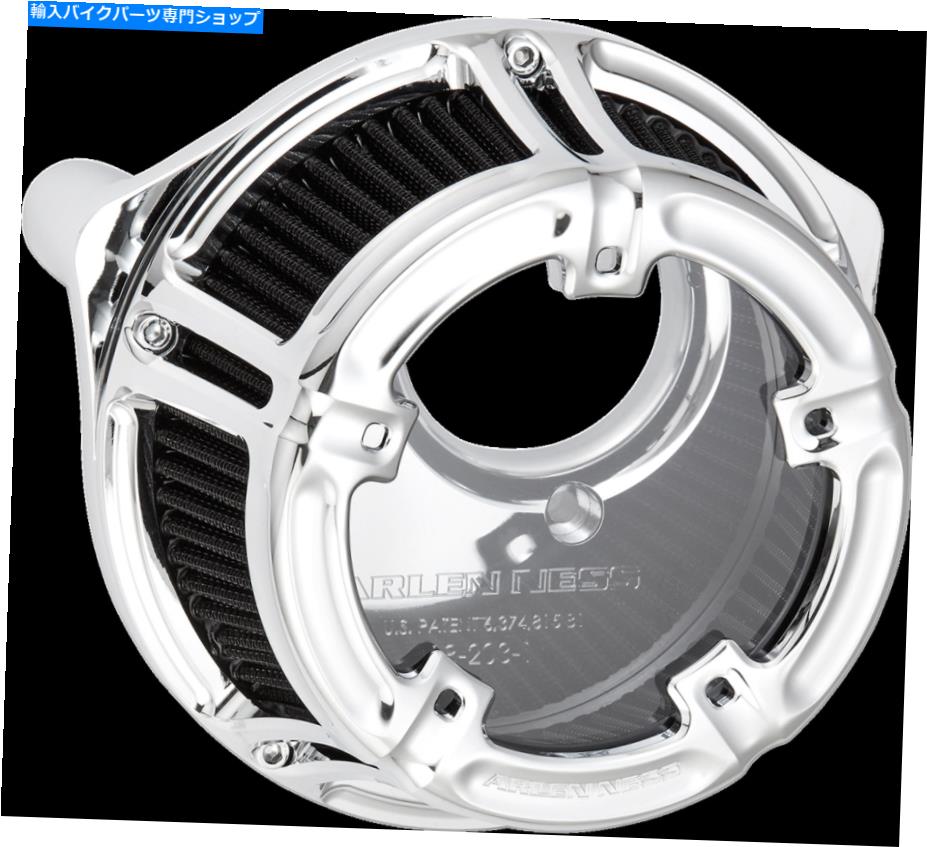 Air Filter アーレンネス18-973メソッドクリア吸盤エアクリーナーキットクロム Arlen Ness 18-973 Method Clear Sucker Air Cleaner Kit Chrome【並行輸入品】