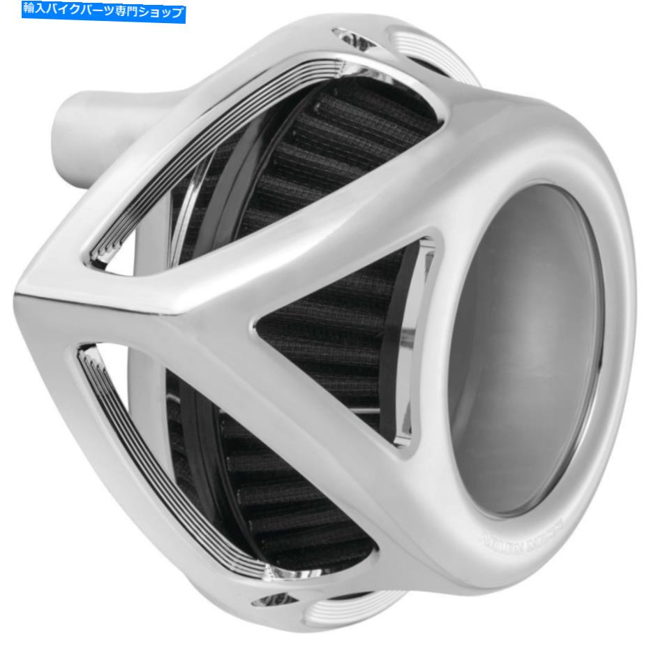 Air Filter アーレンネスクリア涙吸盤クロムエアクリーナー18-988 Arlen Ness Clear Tear Sucker Chrome Air Cleaner 18-988【並行輸入品】