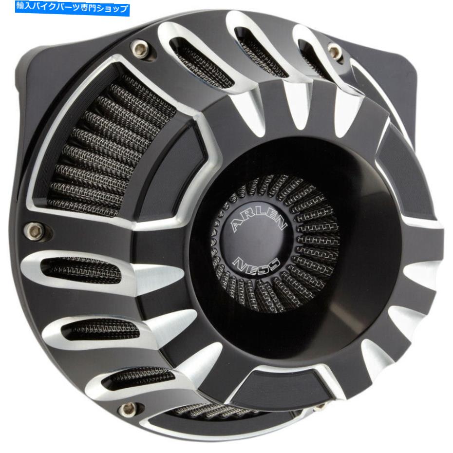 Air Filter アーレンネスブラックカット反転ビッグサッカーエアクリーナー2008-16ハーレーFL/fxs Arlen Ness Black Deep Cut Invert Big Sucker Air Cleaner 2008-16 Harley FL/FXS【並行輸入品】