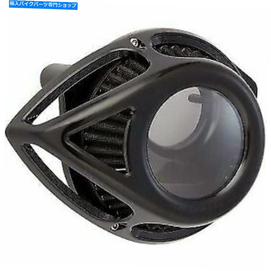 Air Filter アーレンネスブラッククリアティアシリーズエアクリーナーキットツアー1010-2555 Arlen Ness Black Clear Tear Series Air Cleaner Kit for Touring 1010-2555【並行輸入品】