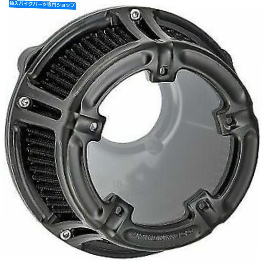 Air Filter アーレンネスブラック陽極酸化方法ハーレー用のクリアシリーズエアクリーナーキット Arlen Ness Black Anodized Method Clear Series Air Cleaner Kit for Harley【並行輸入品】