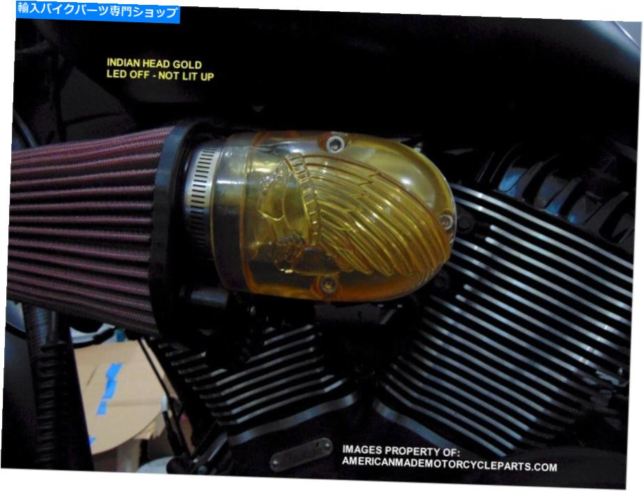 Air Filter 3Dインドのオートバイエアクリーナー吸気フィルターインドのチーフ2014-Up LEDポイント 3D INDIAN Motorcycle Air Cleaner Intake Filter Indian Chief 2014-up LED Point【並行輸入品】｜Us Custom Parts Shop USDM