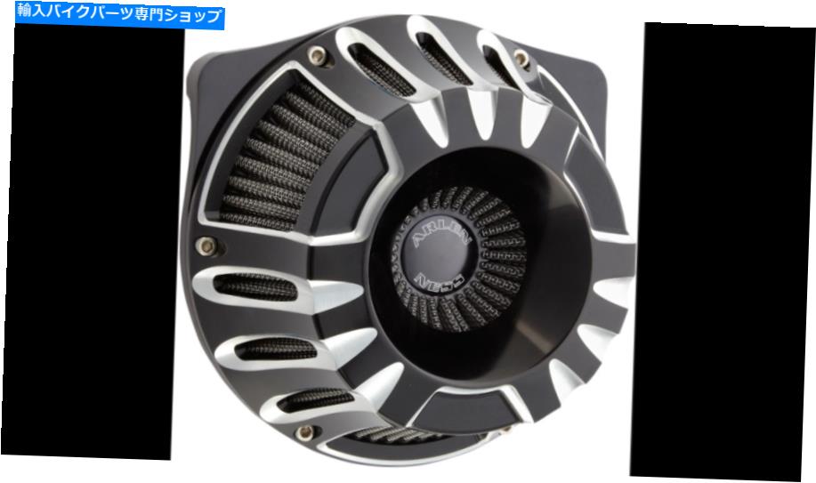Air Filter アーレンネスディープカットインバートフィルターキットChrome Harley XL Sportster 1991+ EVO Arlen Ness Deep Cut Inverted Filter Kit Chrome Harley XL Sportster 1991+ Evo【並行輸入品】