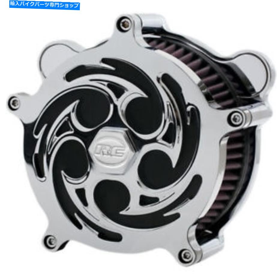 Air Filter RCコンポーネントサベージクロームステージ1エアストライクエアクリーナーハーレーCV＆EFI RC Components Savage Chrome Stage 1 AirStrike Air Cleaner Harley CV & EFI【並行輸入品】