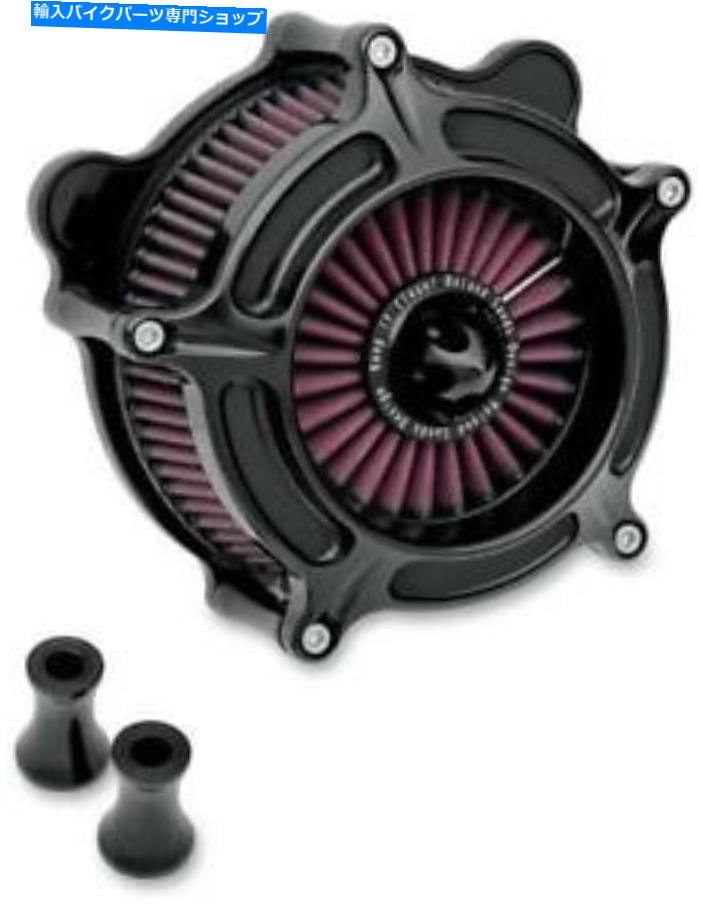 Air Filter ローランドサンズタービンブラック陽極酸化エアクリーナーカーボンファイバートリム0206-2039-B Roland Sands Turbine Black Anodized Air Cleaner Carbon Fiber Trim 0206-2039-B【並行輸入品】