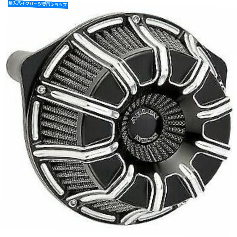 Air Filter ARLEN NESS BLACK 10ゲージ逆シリーズM8 1010-2308用エアクリーナー Arlen Ness Black 10-Gauge Inverted Series Air Cleaner for M8 1010-2308【並行輸入品】
