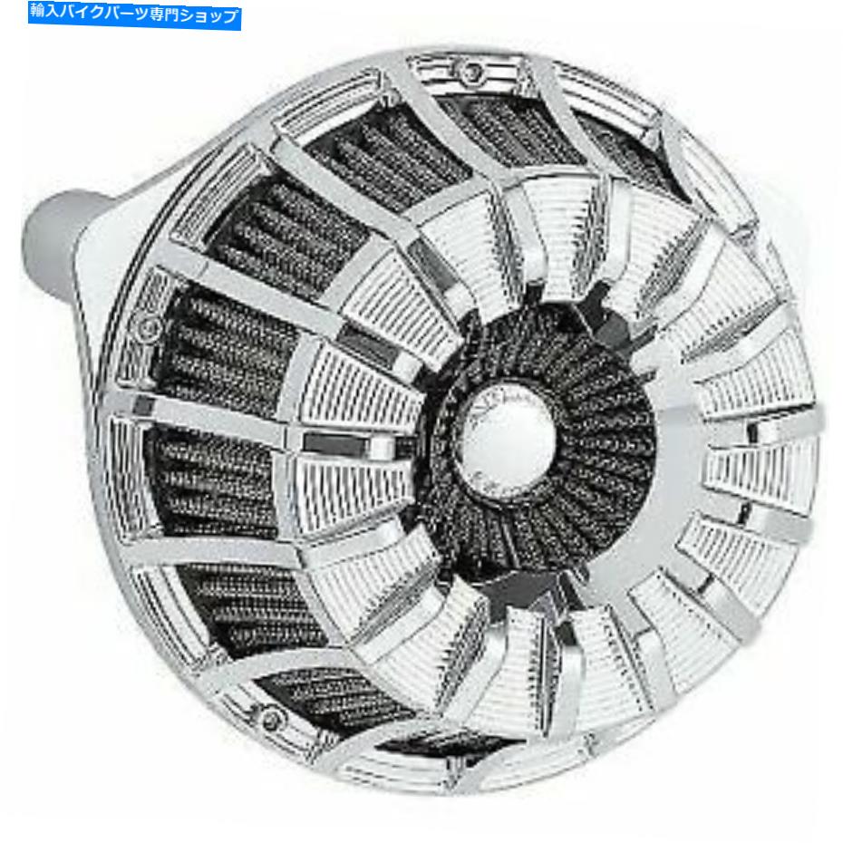 Air Filter Arlen Ness Chrome 15スポーク逆シリーズエアクリーナーキットハーレー1010-2486 Arlen Ness Chrome 15-Spoke Inverted Series Air Cleaner Kit for Harley 1010-2486【並行輸入品】