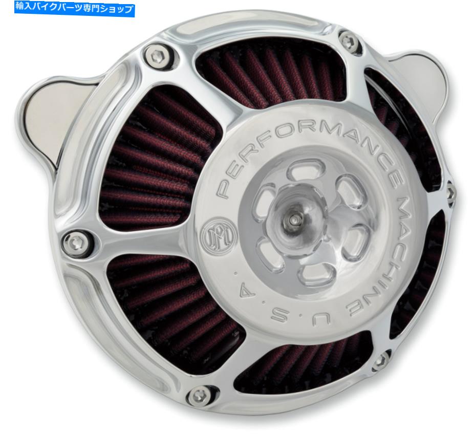 Air Filter 14-21インドの首長のパフォーマンスマシン（PM）最大HPエアクリーナークロム 14-21 for Indian Chieftain PERFORMANCE MACHINE (PM) Max HP Air Cleaner Chrome【並行輸入品】｜Us Custom Parts Shop USDM