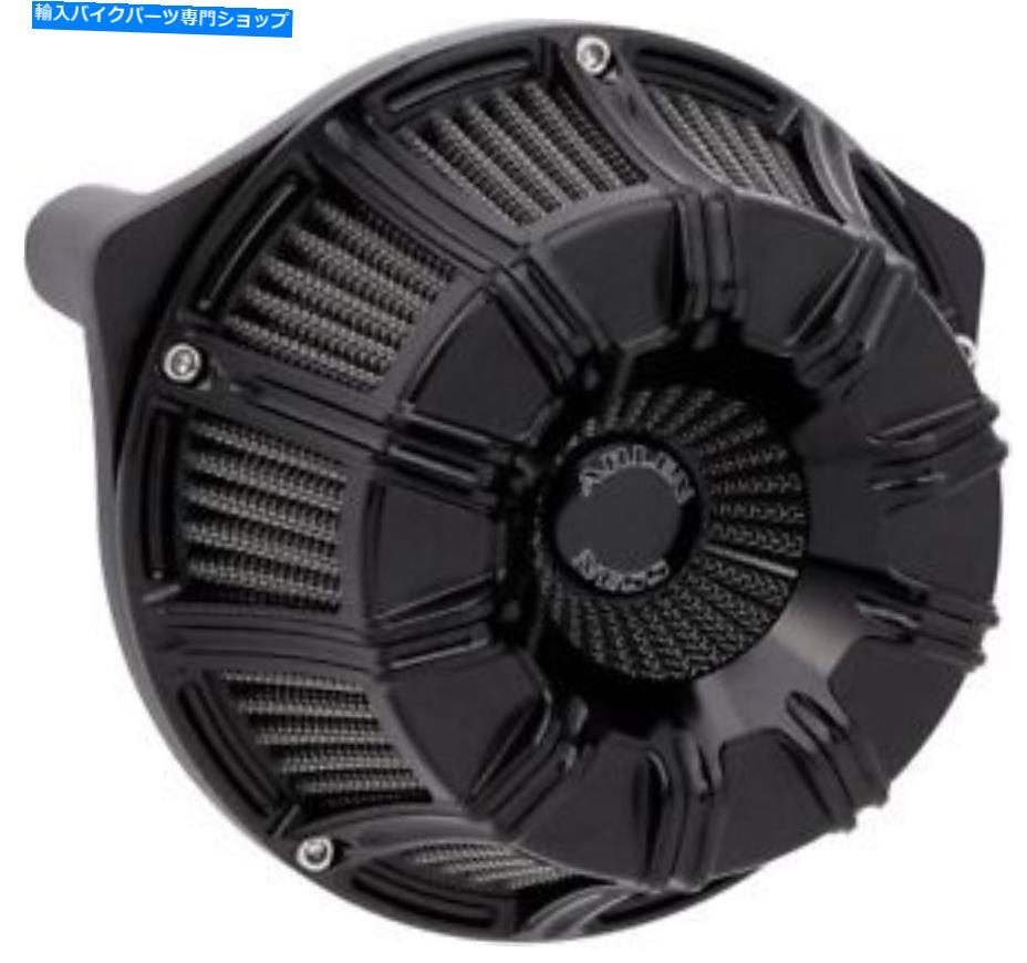 Air Filter アーレンネス10ゲージ逆吸いビッグサッカーエアクリーナーキットブラック＃600-010 Arlen Ness 10-Gauge Inverted Big Sucker Air Cleaner Kit Black #600-010【並行輸入品】
