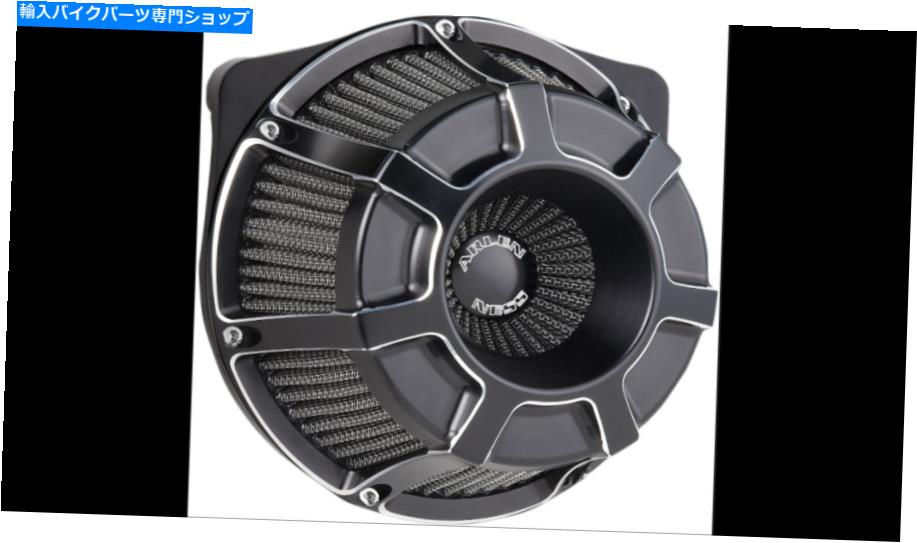 Air Filter Arlen Ness Beveled Air Cleaner Filter Kit Black Harley Touring Softail 17+ M-8 Arlen Ness Beveled Air Cleaner Filter Kit Black Harley Touring Softail 17+ M-8【並行輸入品】