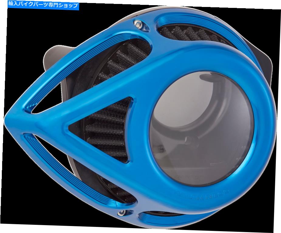 Air Filter アーレンネス18-911クリアティアサッカーブルーエアクリーナーアセンブリ Arlen Ness 18-911 Clear Tear Sucker Blue Air Cleaner Assembly【並行輸入品】