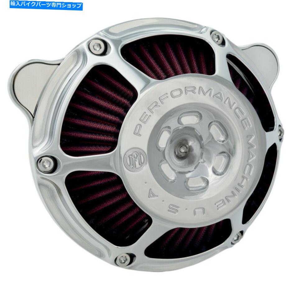 Air Filter パフォーマンスマシンMaxHP Chromeステージ1エアクリーナーハーレーツーリング50mm Performance Machine MaxHP Chrome Stage 1 Air Cleaner Harley Touring 50mm【並行輸入品】