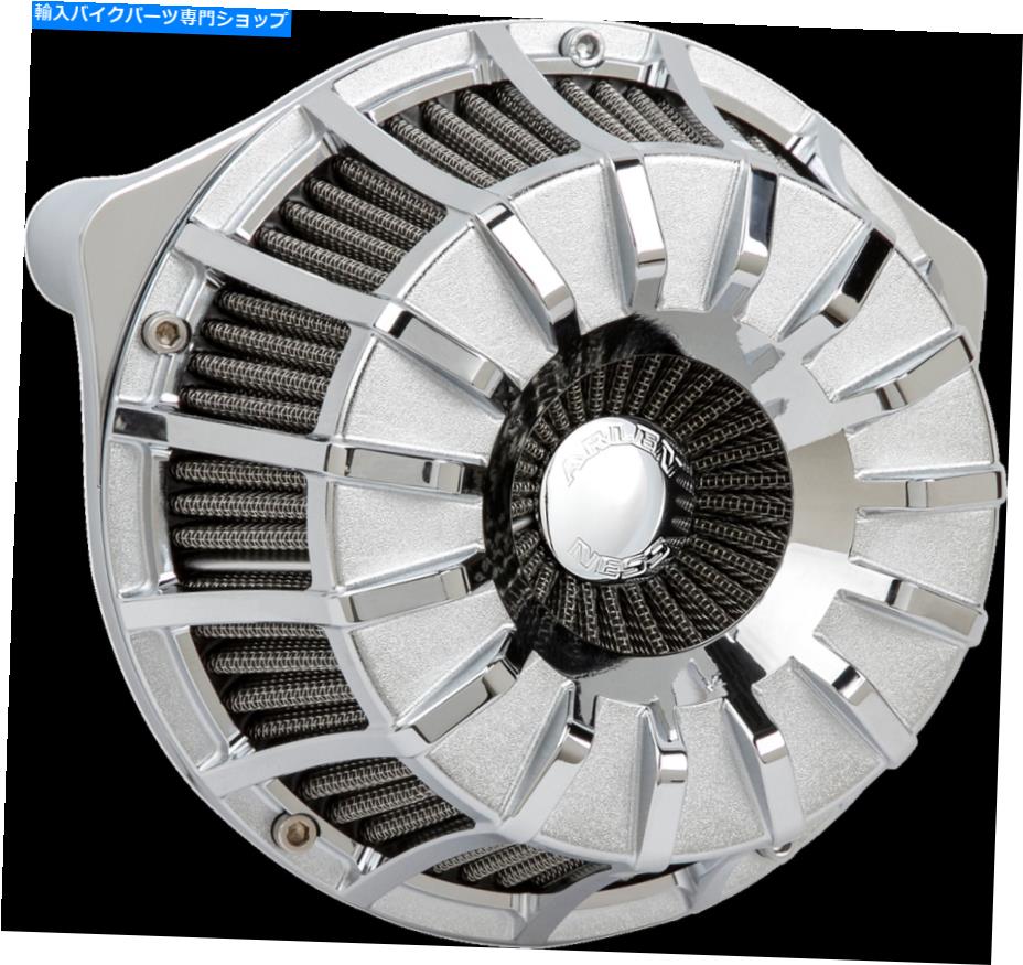 Air Filter 2018-2021 for Harley Softail Slim Flsl Arlen Ness 15スポークエアクリーナーChromeM8 2018-2021 for Harley Softail Slim FLSL ARLEN NESS 15-Spoke Air Cleaner Chrome M8【並行輸入品】