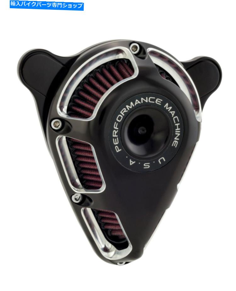 Air Filter パフォーマンスマシンコントラストカットジェットステージ1エアクリーナーハーレービッグツイン93-15 Performance Machine Contrast Cut Jet Stage 1 Air Cleaner Harley Big Twin 93-15【並行輸入品】