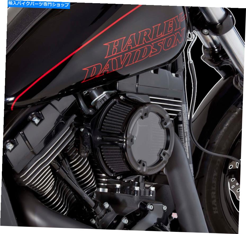 Air Filter 2008-2017ハーレーストリートボブFXDBメソッドエアクリーナーオールブラックツインカム 2008-2017 for Harley Street Bob FXDB Method Air Cleaner All Black Twin Cam【並行輸入品】