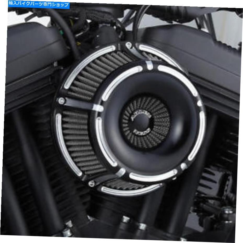 Air Filter アーレンネススロットトラック逆エアクリーナーキットブラック＃18-921ハーレーデビッドソン Arlen Ness Slot Track Inverted Air Cleaner Kit Black #18-921 Harley Davidson【並行輸入品】