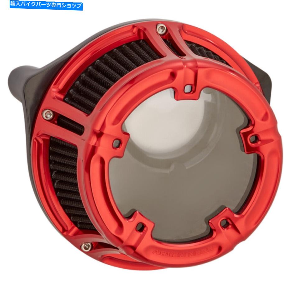Air Filter アーレンネスエアクリーナー方法XL（赤）18-173 Arlen Ness Air Cleaner Method XL (Red) 18-173【並行輸入品】