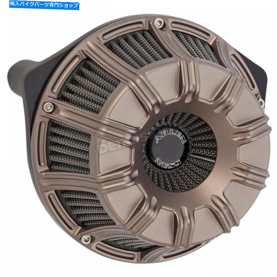 Air Filter Arlen Ness Titanium 10ゲージ逆シリーズエアクリーナー-600-015（CAへの船なし） Arlen Ness Titanium 10-Gauge Inverted Series Air Cleaner-600-015(no ship to CA)【並行輸入品】