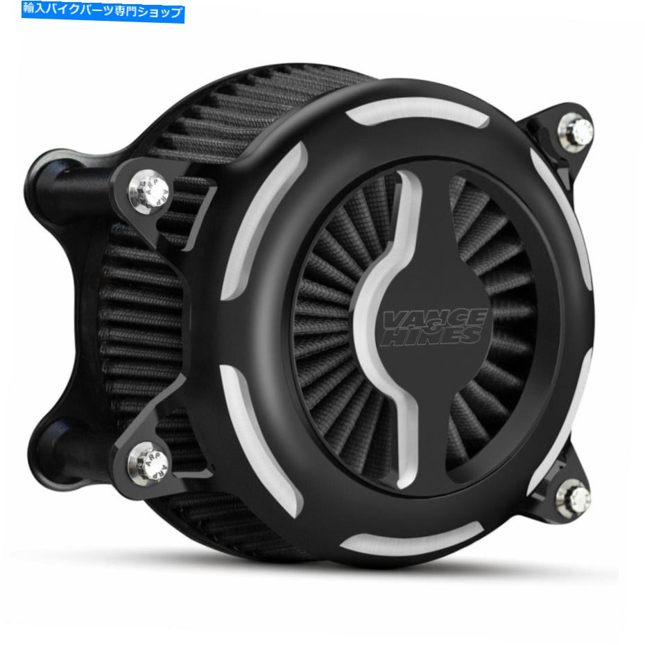 Air Filter Vance＆Hines Vo2ブレードブラックコントラストエアクリーナー吸気キット（40097） Vance & Hines VO2 Blade Black Contrast Air Cleaner Intake Kit (40097)【並行輸入品】