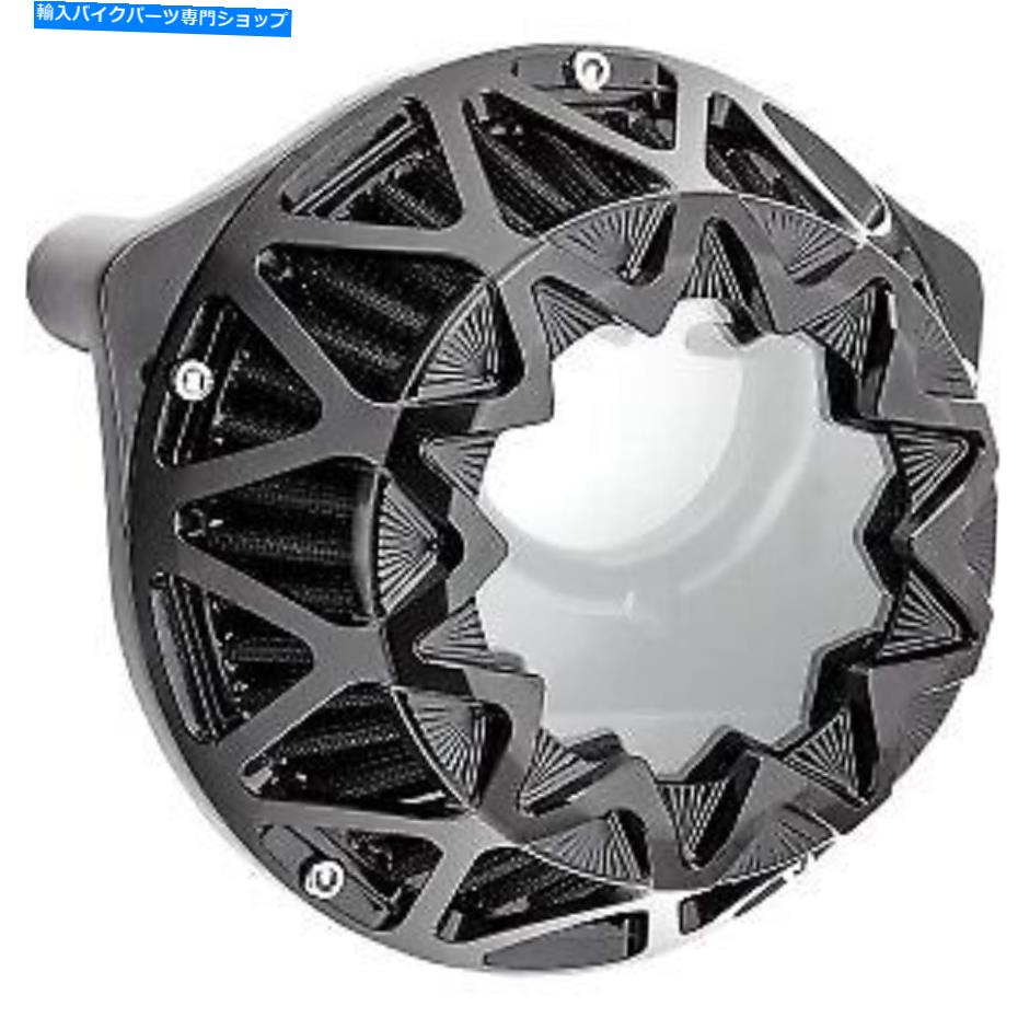 Air Filter Arlen Ness 600-042 17-21 M8ミルウォーキー8のブラッククロスファイアエアクリーナー8 Arlen Ness 600-042 Black Crossfire Air Cleaner for 17-21 M8 Milwaukee 8【並行輸入品】