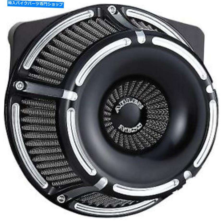 Air Filter アーレンネス18-921ブラックスロットトラック逆シリーズエアクリーナーキットハーレー Arlen Ness 18-921 Black Slot Track Inverted Series Air Cleaner Kit for Harley【並行輸入品】