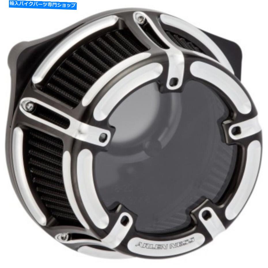 Air Filter アーレンネス18-960ブラックメソッドハーレーM8 17-20のクリアシリーズエアクリーナー Arlen Ness 18-960 Black Method Clear Series Air Cleaner for Harley M8 17-20【並行輸入品】