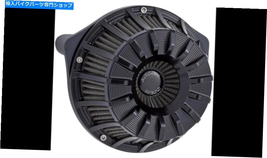 Air Filter Arlen Ness 15スポークエアクリーナーフィルターキットブラックハーレーツインカムソフトアイル99-17 Arlen Ness 15 Spoke Air Cleaner Filter Kit Black Harley Twin Cam Softail 99-17【並行輸入品】