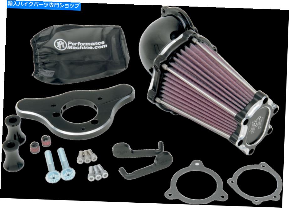 Air Filter パフォーマンスマシンコントラスト高速エアクリーナーフィルター93-17ハーレーツアーFXDF Performance Machine Contrast Fast Air Cleaner Filter 93-17 Harley Touring FXDF【並行輸入品】