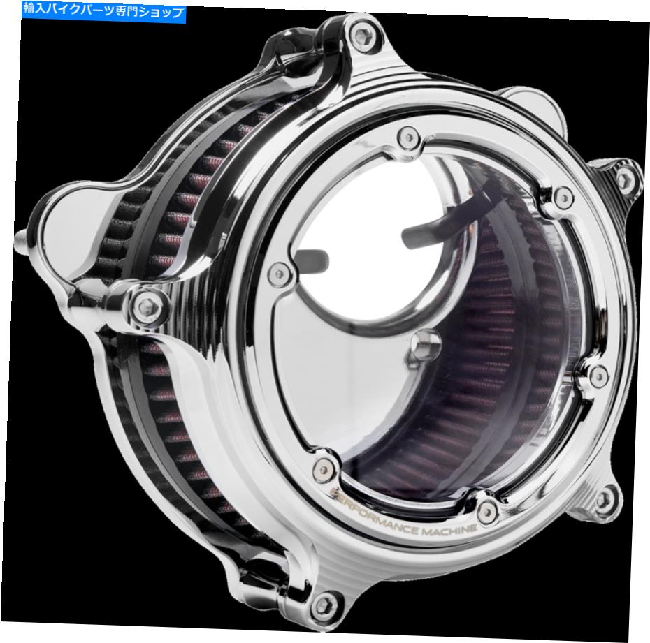 Air Filter パフォーマンスマシンビジョンクロムエアフィルターキット1991-2021ハーレースポーツスター Performance Machine Vision Chrome Air Filter Kit 1991-2021 Harley Sportster【並行輸入品】